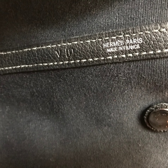 SOLD!! HERMES Garden Party Black Tote - Picture 3 of 7